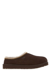 Chocolate suede Tasman slippers -  | Wise