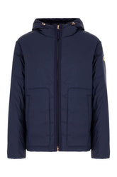 Piumino 5 Moncler Donald Glover in misto cotone blu navy -  | Wise