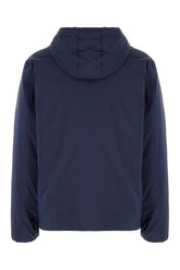 Piumino 5 Moncler Donald Glover in misto cotone blu navy -  | Wise