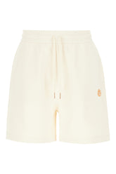 Ivory cotton 5 Moncler Donald Glover bermuda shorts -  | Wise