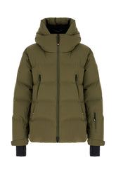 Piumino Fellberg in nylon stretch verde militare -  | Wise