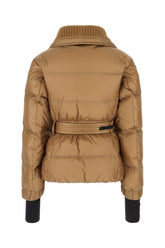 Camel nylon Bataillouse down jacket -  | Wise