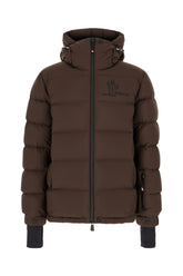 Chocolate nylon Isorno down jacket -  | Wise