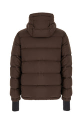 Chocolate nylon Isorno down jacket -  | Wise