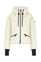 Piumino Allesaz in nylon stretch avorio -  | Wise