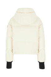 Piumino Allesaz in nylon stretch avorio -  | Wise