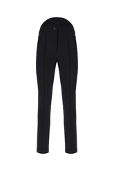 Black stretch nylon blend leggings -  | Wise