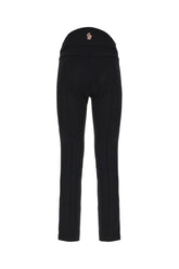 Black stretch nylon blend leggings -  | Wise