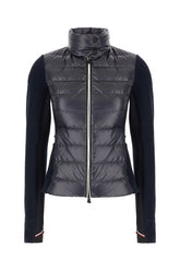 Cardigan in poliestere stretch blu notte -  | Wise