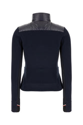 Cardigan in poliestere stretch blu notte -  | Wise