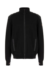 Cardigan in misto lana nera -  | Wise