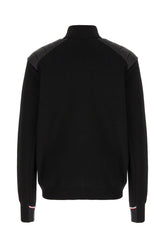 Cardigan in misto lana nera -  | Wise