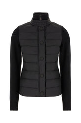 Cardigan in lana nera -  | Wise