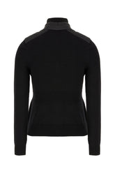 Cardigan in lana nera -  | Wise