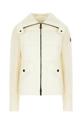 Ivory wool Tricot cardigan -  | Wise