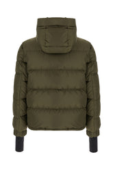 Piumino in nylon verde militare -  | Wise