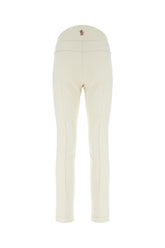 Leggings in misto nylon stretch avorio -  | Wise