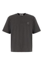 Slate cotton t-shirt -  | Wise