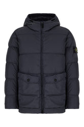 Midnight blue nylon down jacket -  | Wise