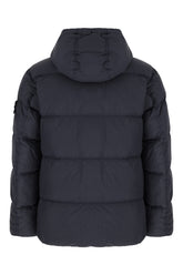 Midnight blue nylon down jacket -  | Wise