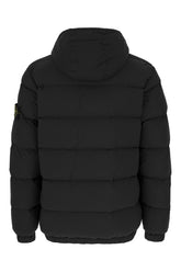 Black stretch nylon down jacket -  | Wise