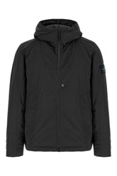 Black polyester padded jacket -  | Wise