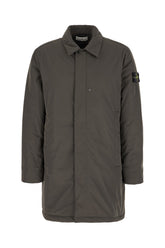 Giubbino imbottito in nylon grigio scuro -  | Wise