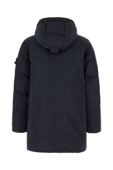 Midnight blue polyester down jacket -  | Wise