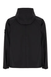 Black stretch polyester jacket -  | Wise