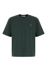 Dark green cotton t-shirt -  | Wise
