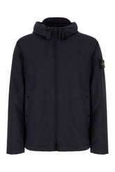 Giubbino imbottito in poliestere stretch blu notte -  | Wise