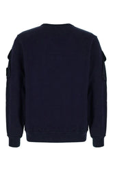 Midnight blue cotton sweatshirt -  | Wise