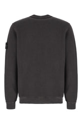 Charcoal cotton sweatshirt -  | Wise