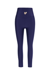 Blue stretch nylon leggings -  | Wise