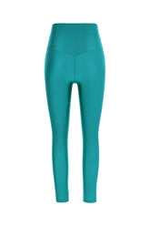 Emerald green stretch nylon leggings -  | Wise