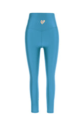 Teal green stretch nylon leggings -  | Wise