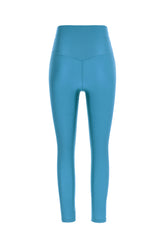 Teal green stretch nylon leggings -  | Wise