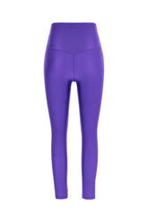 Purple stretch nylon leggings -  | Wise