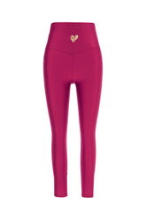 Tyron purple stretch nylon leggings -  | Wise