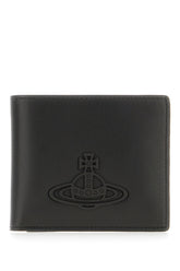 Portafoglio in pelle nera -  | Wise
