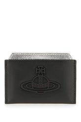 Portacarte in pelle nera -  | Wise