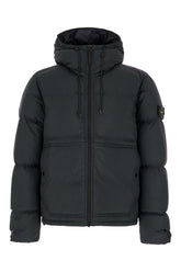 Midnight blue nylon down jacket -  | Wise