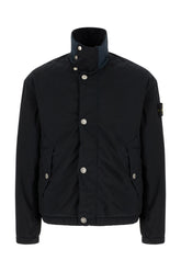 Midnight blue polyester blend padded jacket -  | Wise