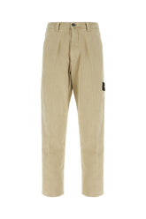 Pantalone in cotone verde salvia -  | Wise
