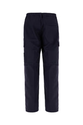 Navy blue cotton cargo pants -  | Wise