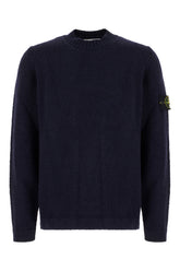 Maglione in misto lana blu notte -  | Wise