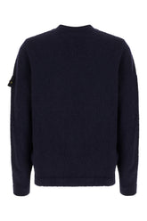 Maglione in misto lana blu notte -  | Wise