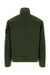 Dark green polyester blend padded jacket -  | Wise