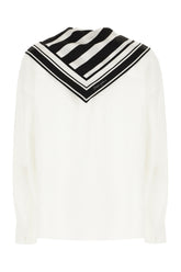 White linen blend shirt -  | Wise