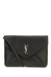 Black nappa leather Envelope pouch -  | Wise